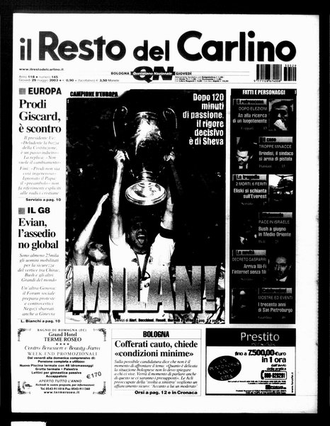 Il Resto del Carlino : giornale dell'Emilia